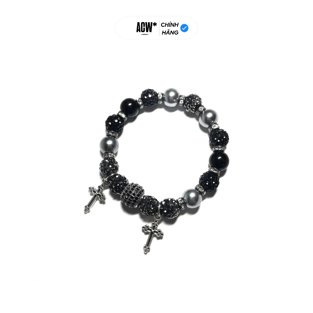 Vòng tay đá nhân tạo mix charm Access Workshop Nam Nữ