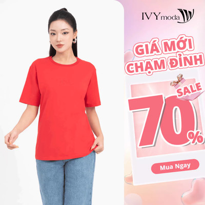 Áo thun nữ in chữ Be Youtiful IVY moda MS 57M8793