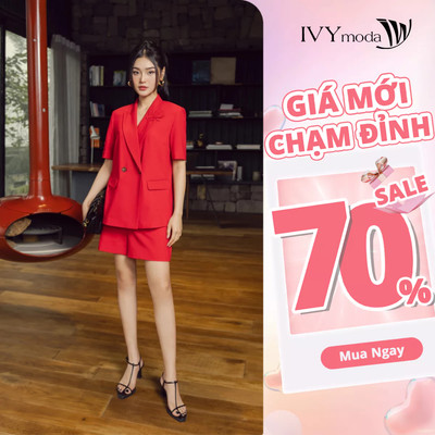 Quần short cạp cao Rayon nữ IVY moda MS 20M8698