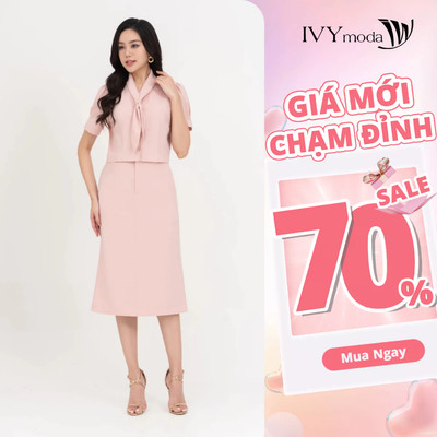 Chân váy Midi Julia IVY moda MS 31M8755