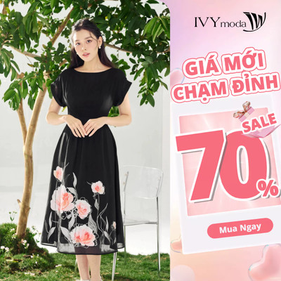 Azalea Dress - Đầm dệt hoa nghệ thuật nữ IVY moda MS 48M8780