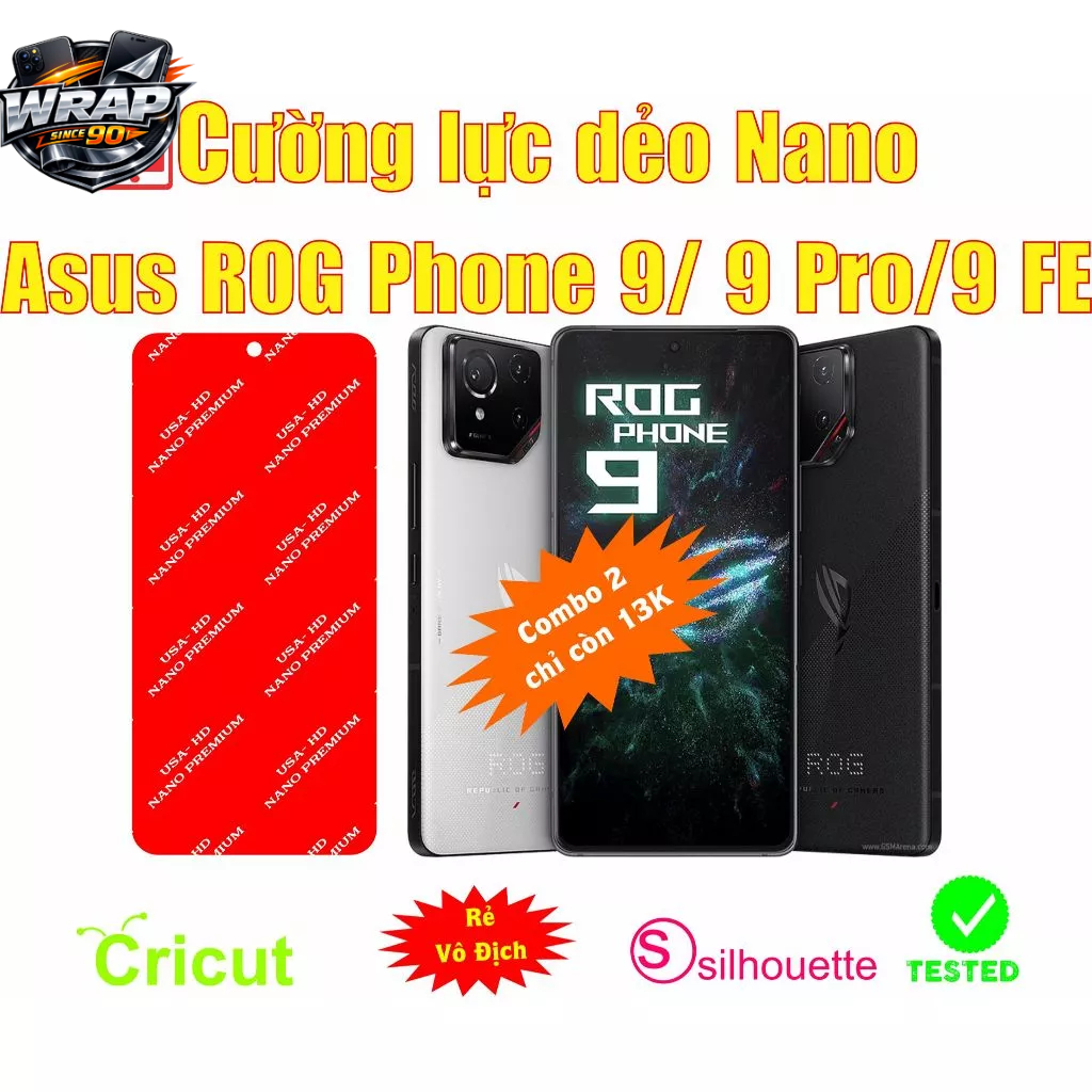 Cường lực dẻo bảo vệ màn hình điện thoại Asus ROG Phone 9/Asus ROG Phone 9 pro/Asus ROG Phone 9FE