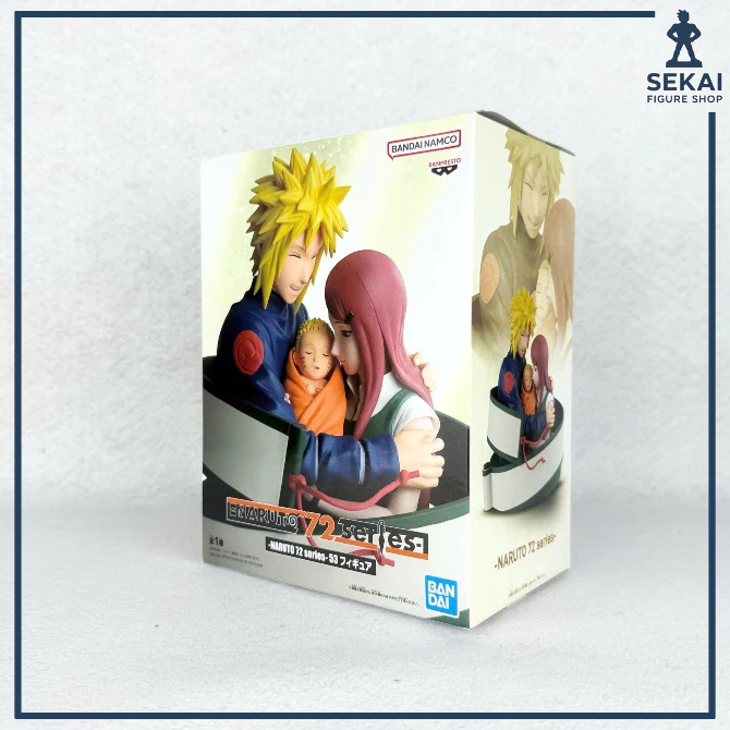 Mô Hình Chính Hãng UZUMAKI Family (MINATO, NARUTO & KUSHINA) - NARUTO 72 series- 53 (Bandai) Figure