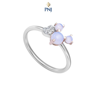 Nhẫn trẻ em Bạc đính đá Disney | PNJ Mickey ZTMXH000006