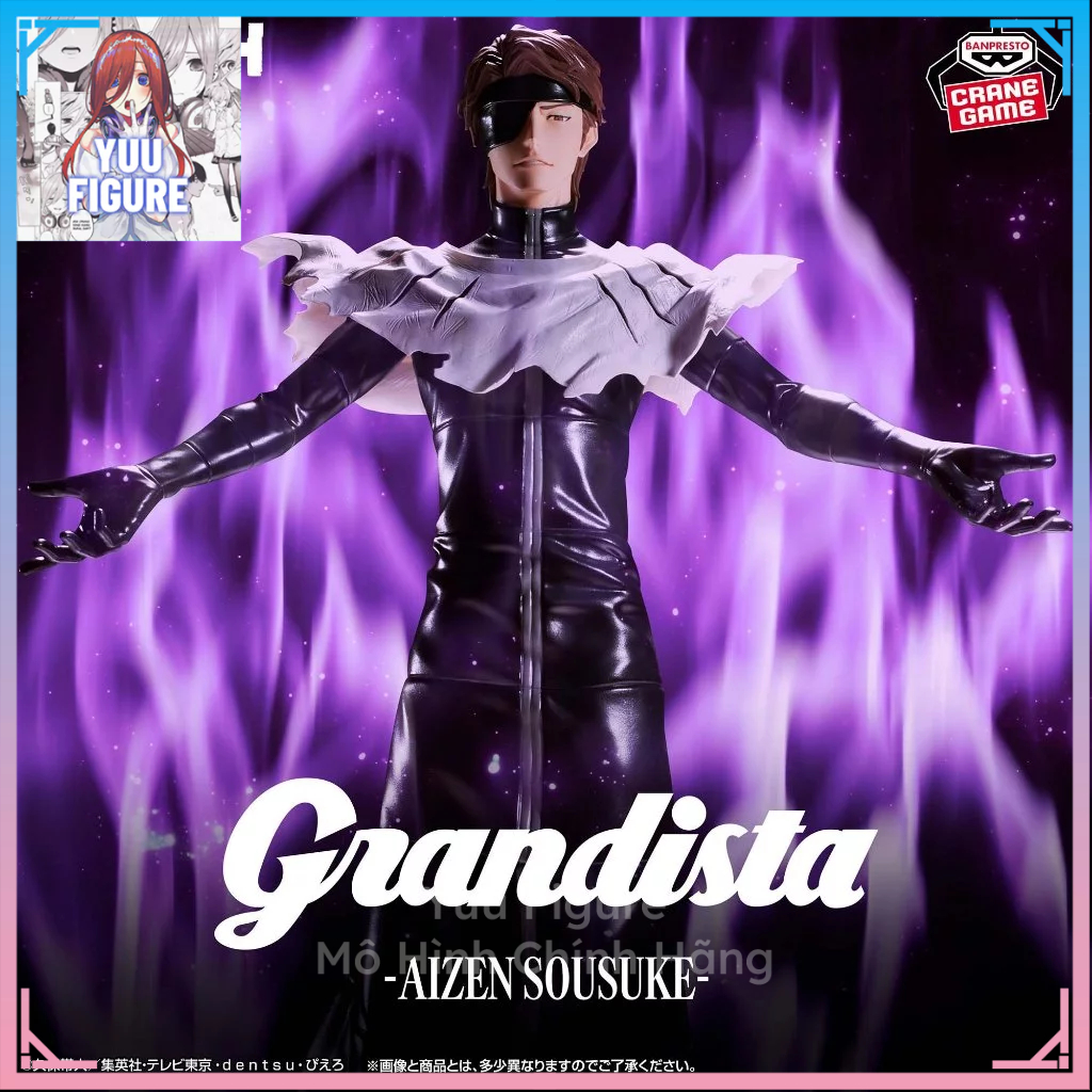 (10/26) Mô Hình Aizen Sousuke - Grandista, Bleach - Chính Hãng BANDAI