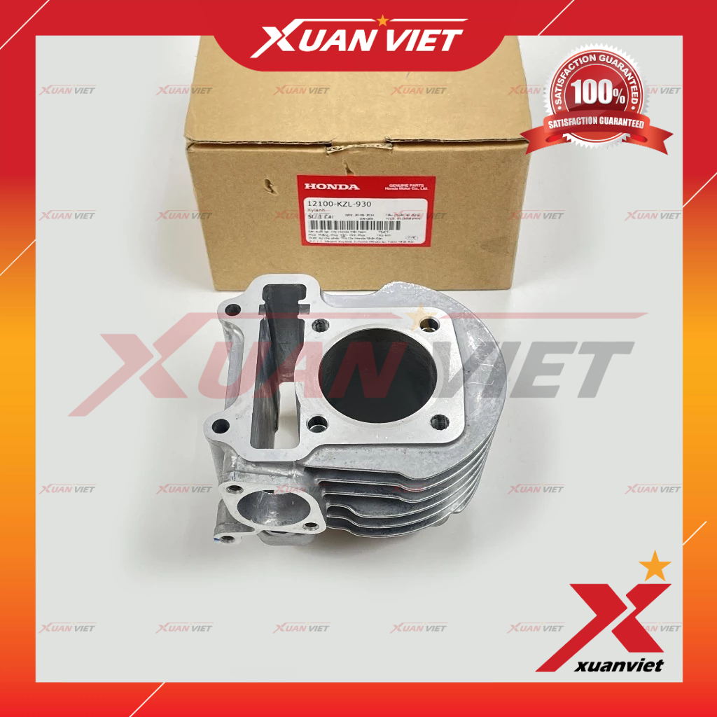 Lòng xy lanh Vision 110 2011 2012 2013 2014, Nòng xi lanh Vision KZL đời đầu chính hãng - 12100KZL93