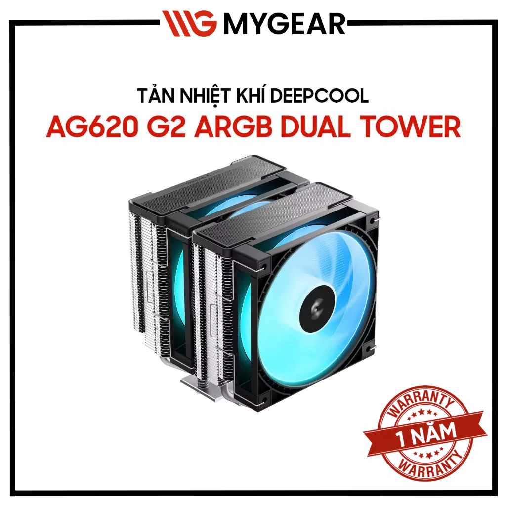 Tản nhiệt Khí DeepCool AG620 G2 ARGB Dual Tower