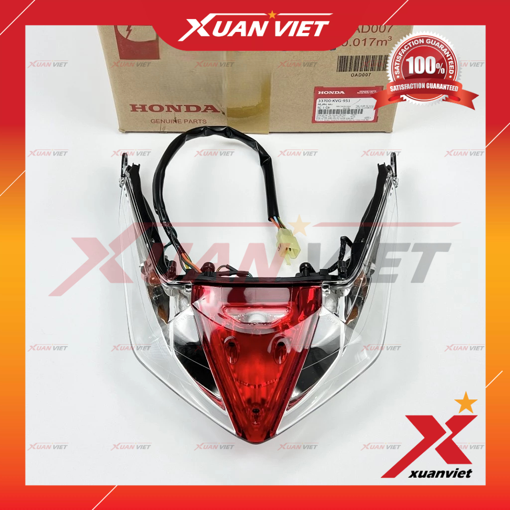Bộ đèn sau Air Blade 110 2007 2008 2009 2010 chính hãng,Chóa đèn sau Đuôi đèn hậu AB 110 Fi Xăng Cơ 