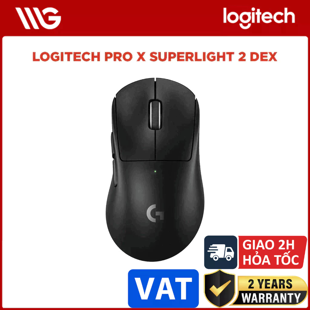 Chuột không dây Logitech PRO X SUPERLIGHT 2 DEX
