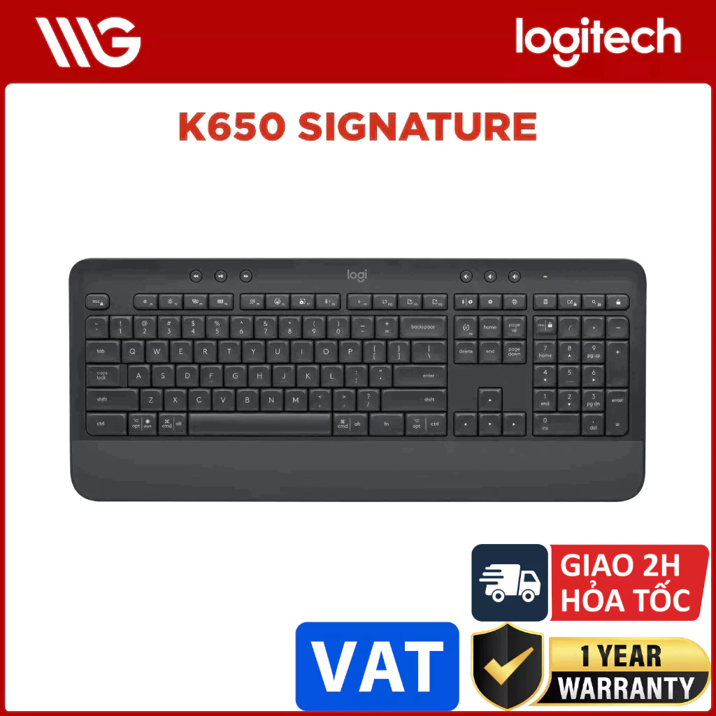 Bàn phím Logitech Signature K650 Wireless Bluetooth