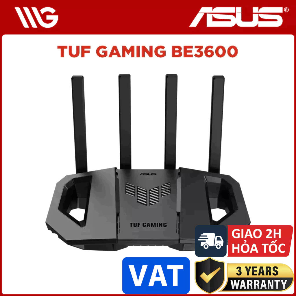 Router WiFi ASUS TUF Gaming BE3600 WiFi 7 Dual Band