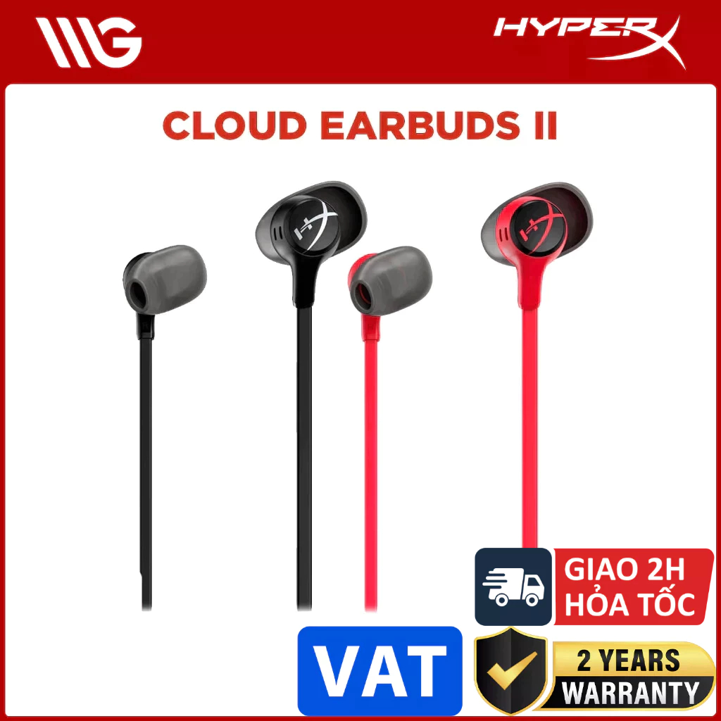 Tai nghe Gaming In-ear HyperX Cloud Earbuds II 3.5mm