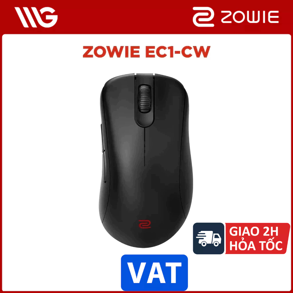Chuột không dây BenQ ZOWIE EC1-CW Ergonomic Wireless 3370 1000Hz (EC1-CW)
