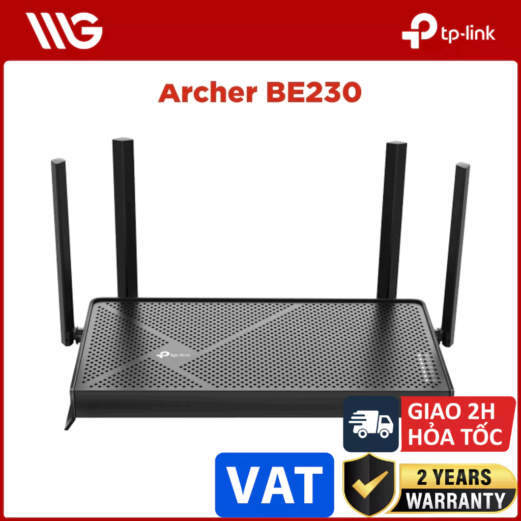 Router WiFi 7 TP-Link Archer BE230 Dual Band EasyMesh