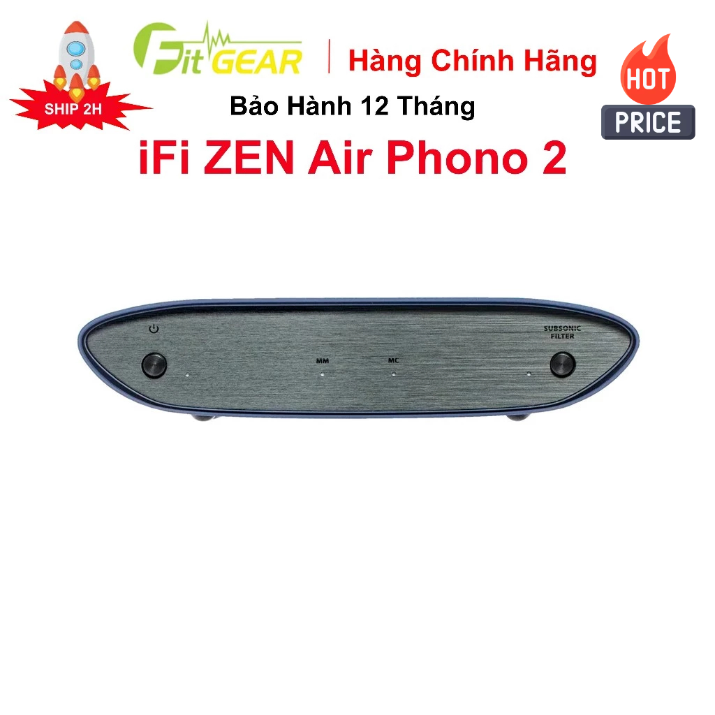 Thiết Bị Âm Thanh Preamp Phono iFi Zen Air Phono 2 - Bảo Hành 12 Tháng Chính Hãng - FG2