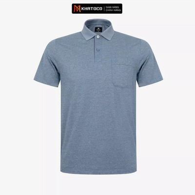 Áo polo nam KHATOCO có túi mã A2MN498R2-VNMA 063-2803-N