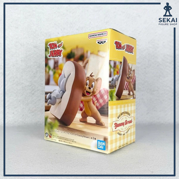 Mô Hình Chính Hãng JERRY & TUFFY - Tom and Jerry Big Soft Vinyl (Bandai Spirits) Figure