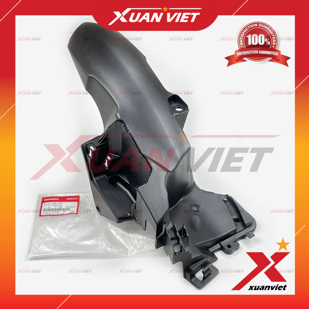 Dè con Air Blade 125 2016 - 2019, Chắn bùn sau bên trong AB 125 2017 2018 chính hãng - 80101K66V00