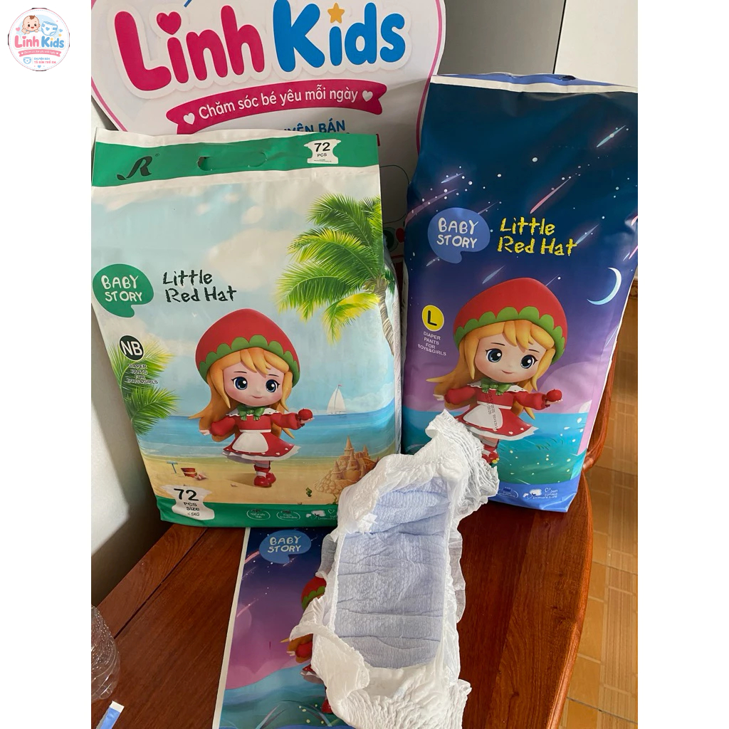 Bỉm Little Red Hat – Tã Quần/Dán Siêu Mỏng Mềm, Thấm Hút Nhanh, Chống Tràn, Đủ Size NB–XL | LRH