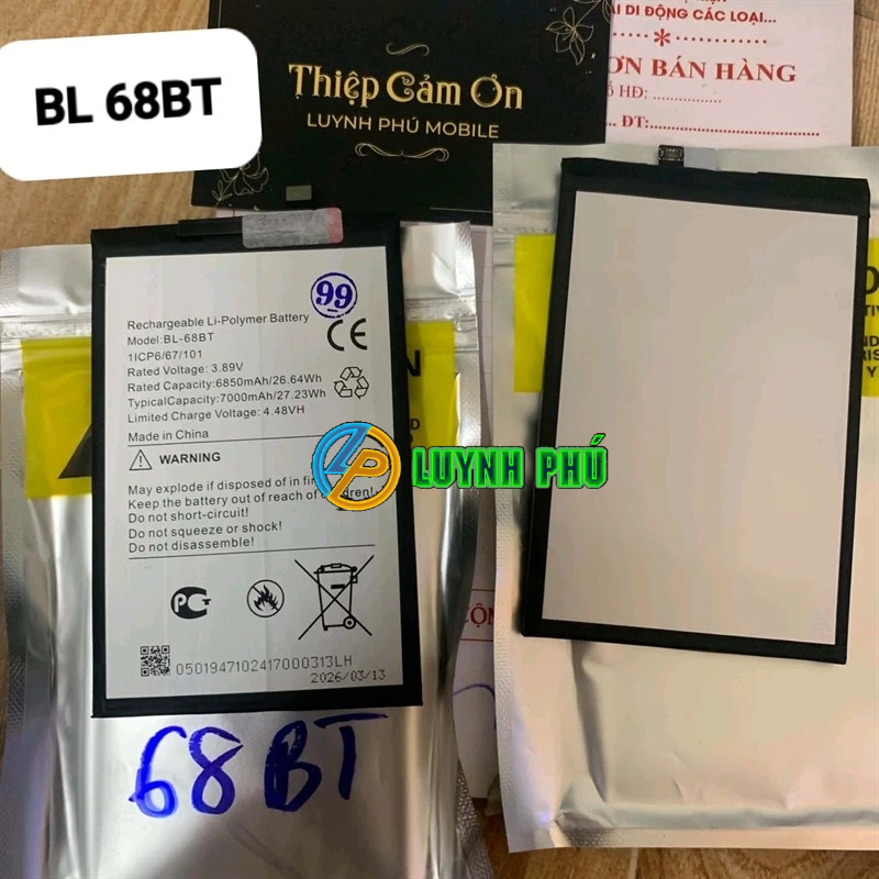 Pin thay thế cho máy tecno pova neo 2/BL 68BT/7000mAh
