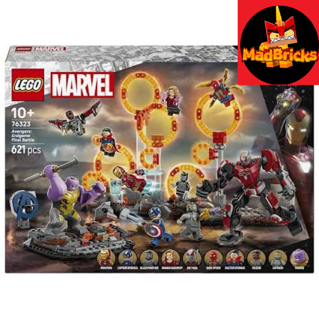 (HÀNG CÓ SẴN ) Đồ Chơi Lắp Ráp Avengers: Trận Chiến Cuối Cùng LEGO MARVEL 76323 (621 chi tiết)