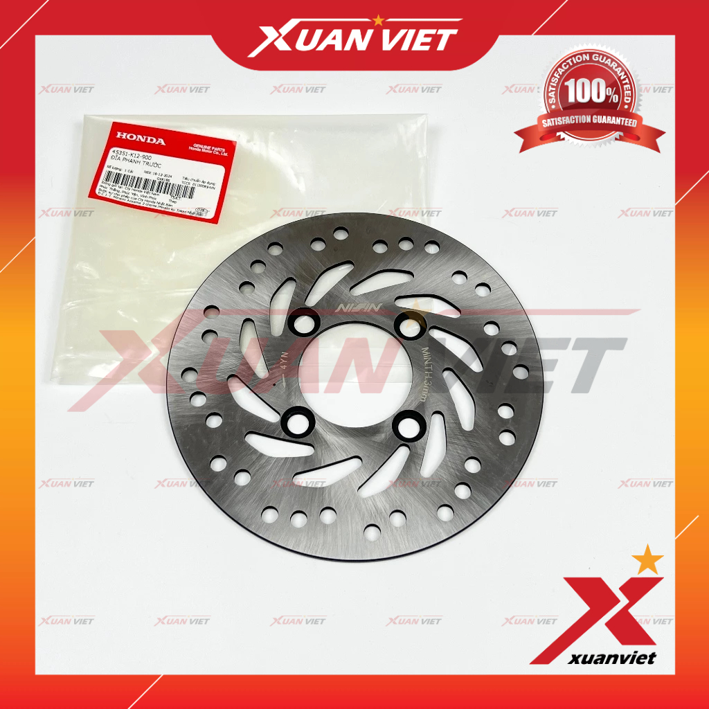 Đĩa thắng trước Lead 125 2013, Lead 110 chính hãng, Đĩa phanh trước Lead 125 2014 2015 2016 - 45351K