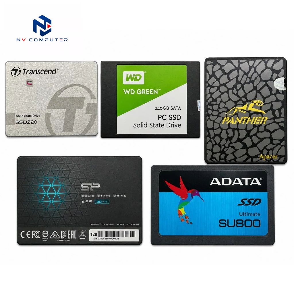 Ổ cứng SSD gắn trong 2.5" 120GB 240GB 256GB 512GB 1TB cũ tháo máy