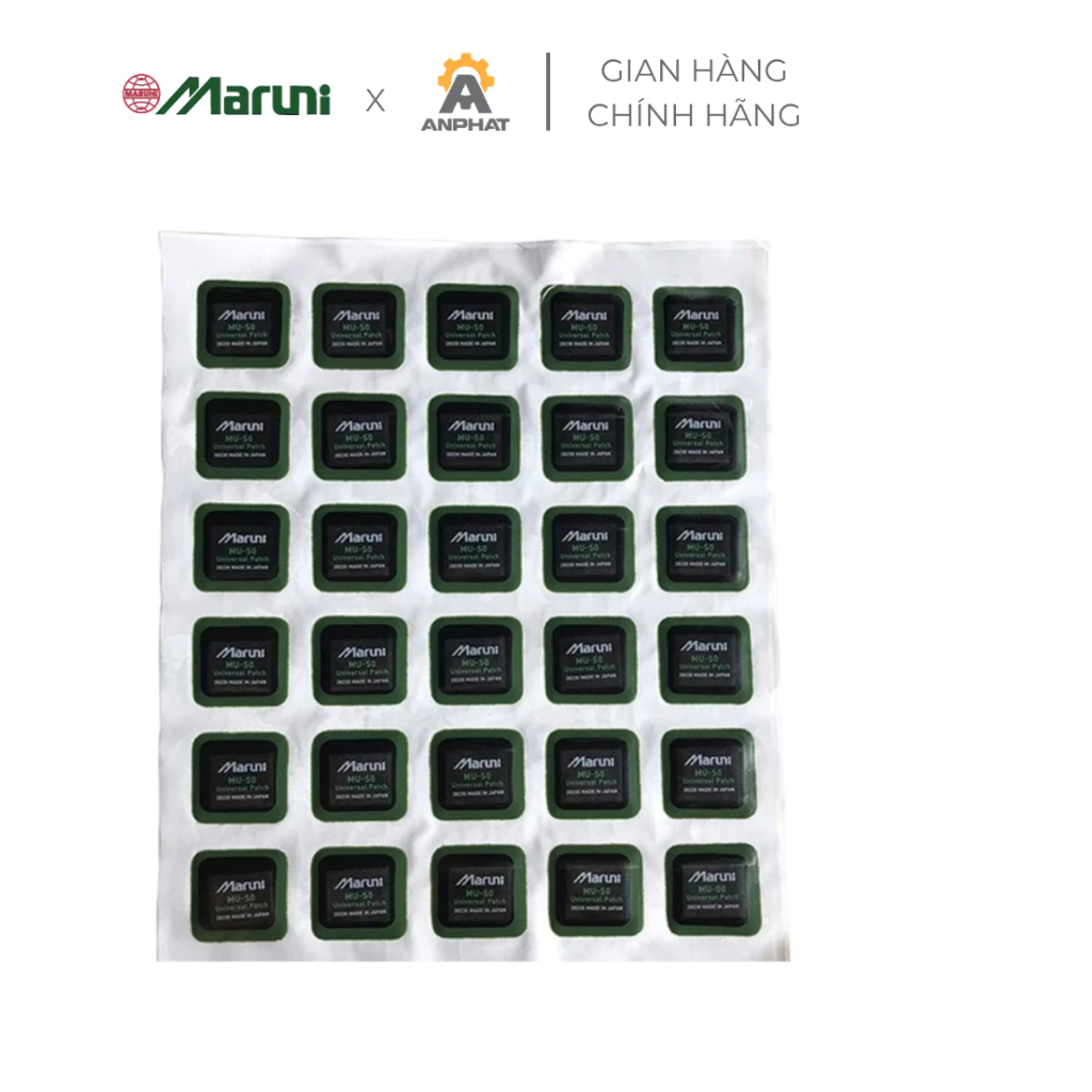 Vỉ 30 Miếng Vá Lốp Maruni MU-S0 45x45mm