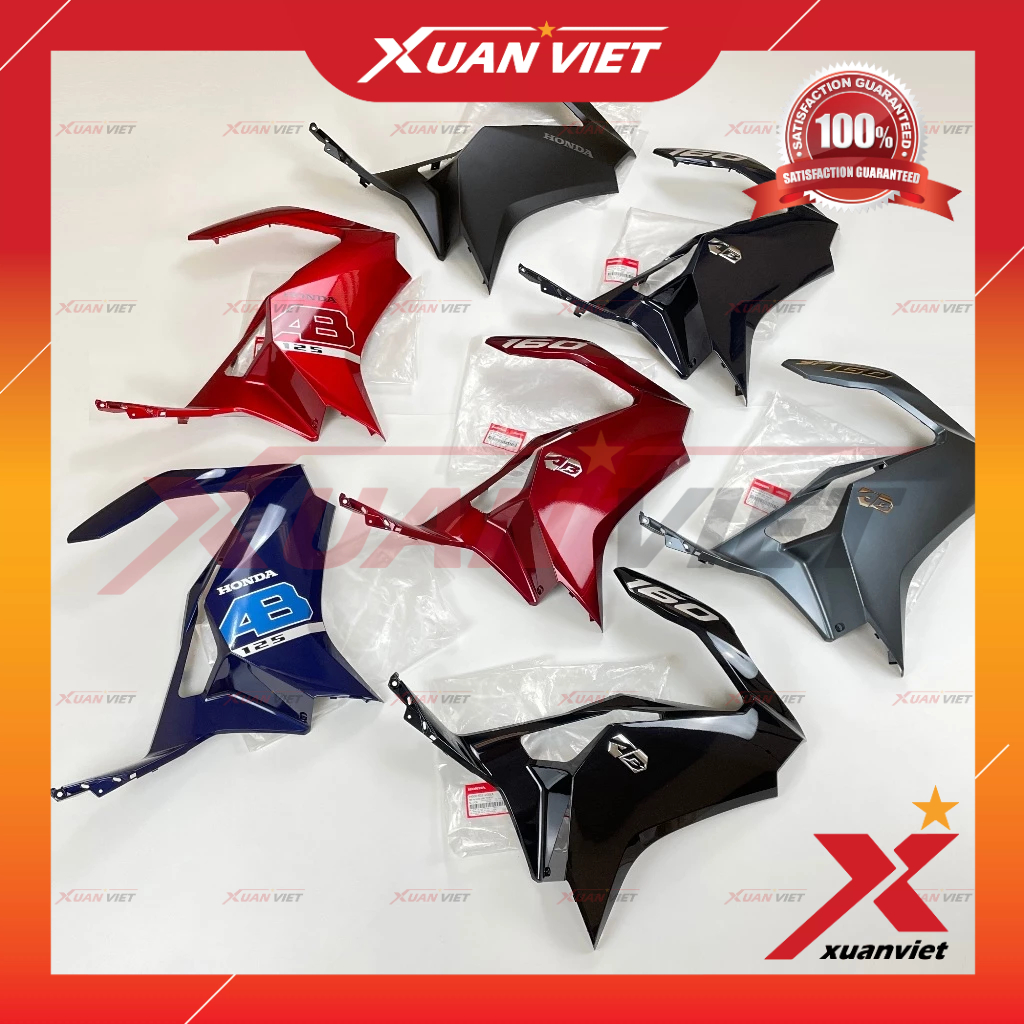Cánh yếm Bửng trước Air Blade 160/125 2022 2023 2024 2025 chính hãng, Ốp cánh gà AB 160 Trái Phải