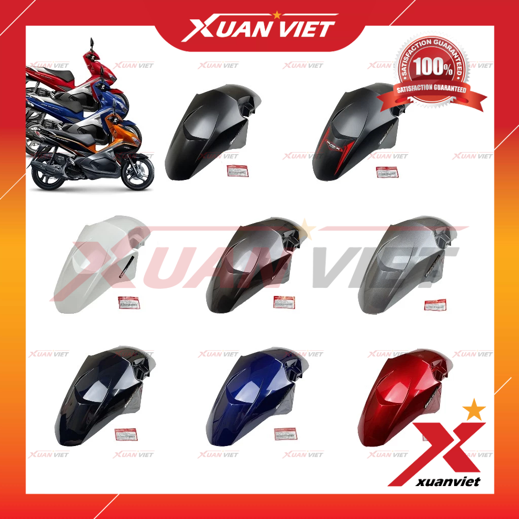 Dè trước Air Blade 125 2016 - 2019, Bộ chắn bùn trước AB 125 2017 2018 chính hãng - 61110K66V00