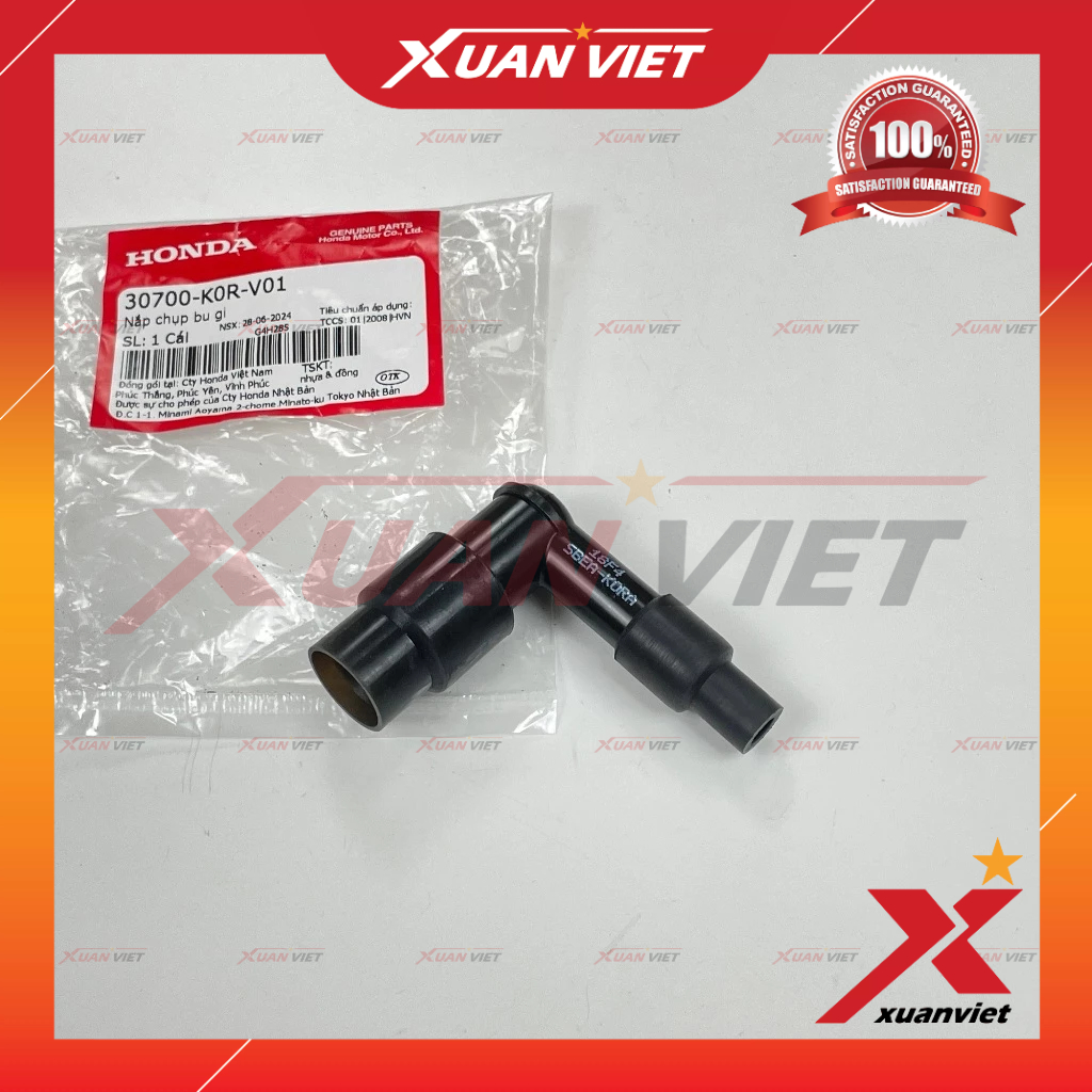 Chụp bugi 4 val Air Blade AB 160/125, Vario 160, Tẩu bugi Lead 125, SH 125/150/160, Sh Mode chính hã