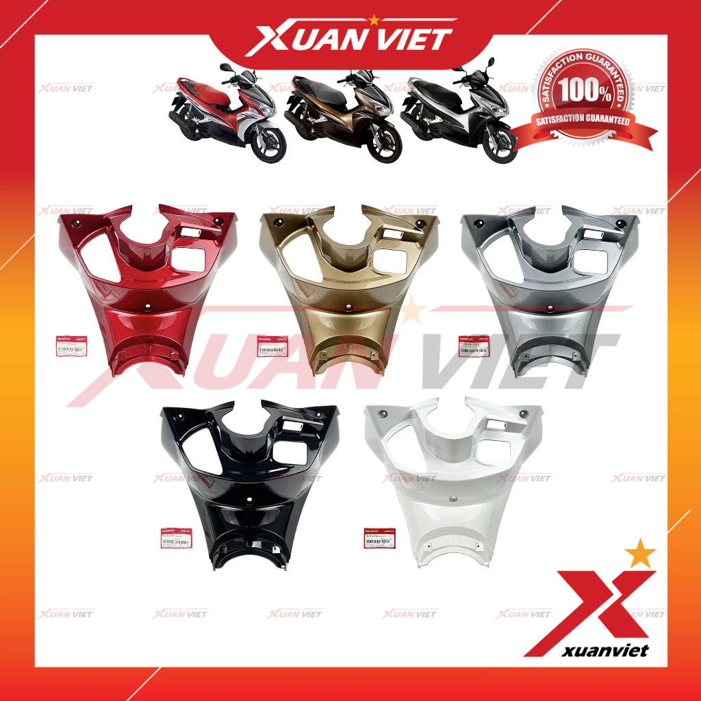 Yếm ổ khóa Air Blade 2011 2012, AB 110 Đầu Bò chính hãng, Tấm ốp yếm trên Air Blade 110 Béo - 64330K