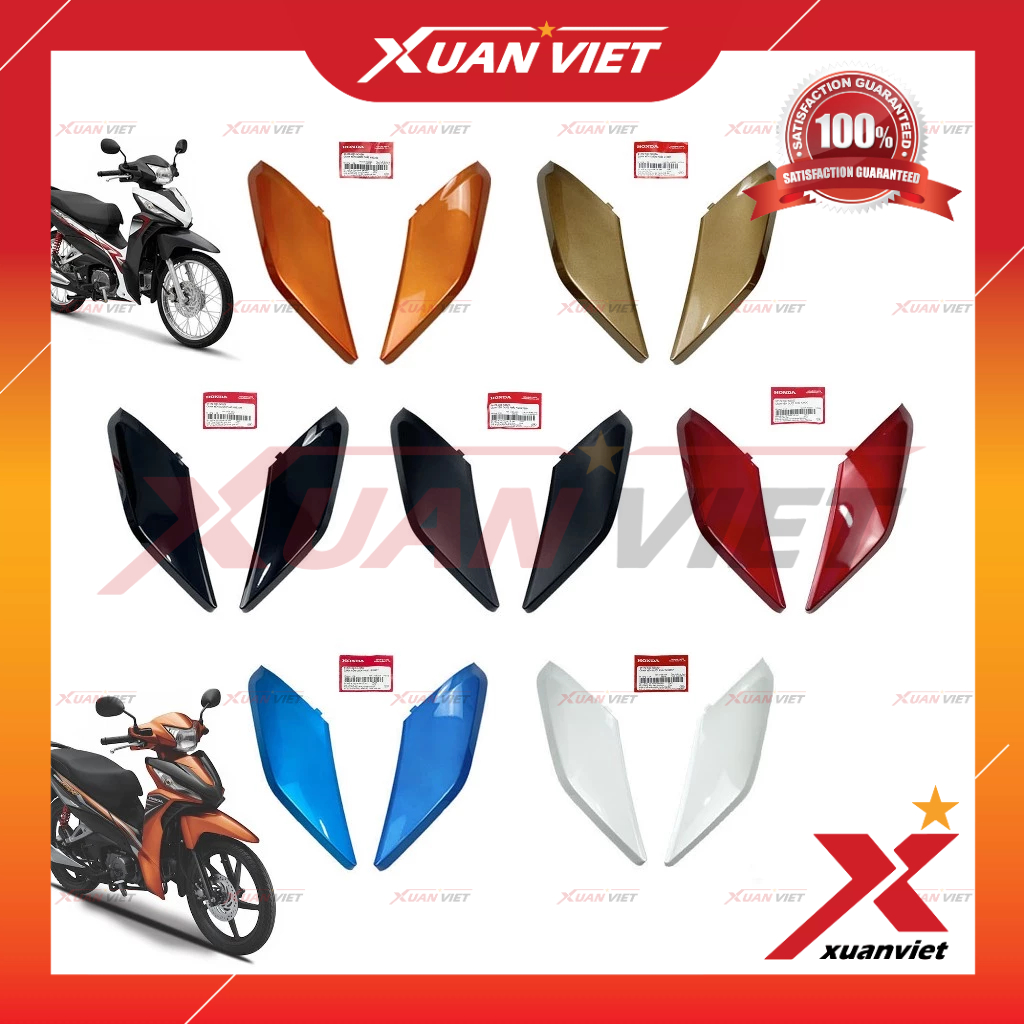 Cánh yếm dưới Wave RSX 110 2015 2016 2017 2018 2019, Ốp mỏ cày Trái Phải Wave Rsx 110 Vành đúc Vành 