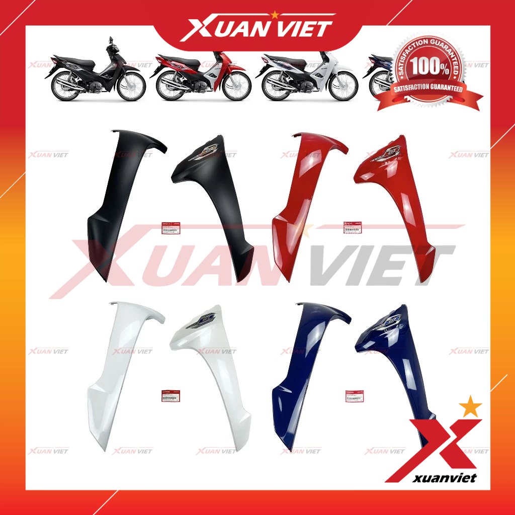 Ốp cánh yếm Wave A 110 2023, Bửng ngoài Wave Lớn Wave Alpha 2017 2018 2019 2020 2021 2022 2024 2025