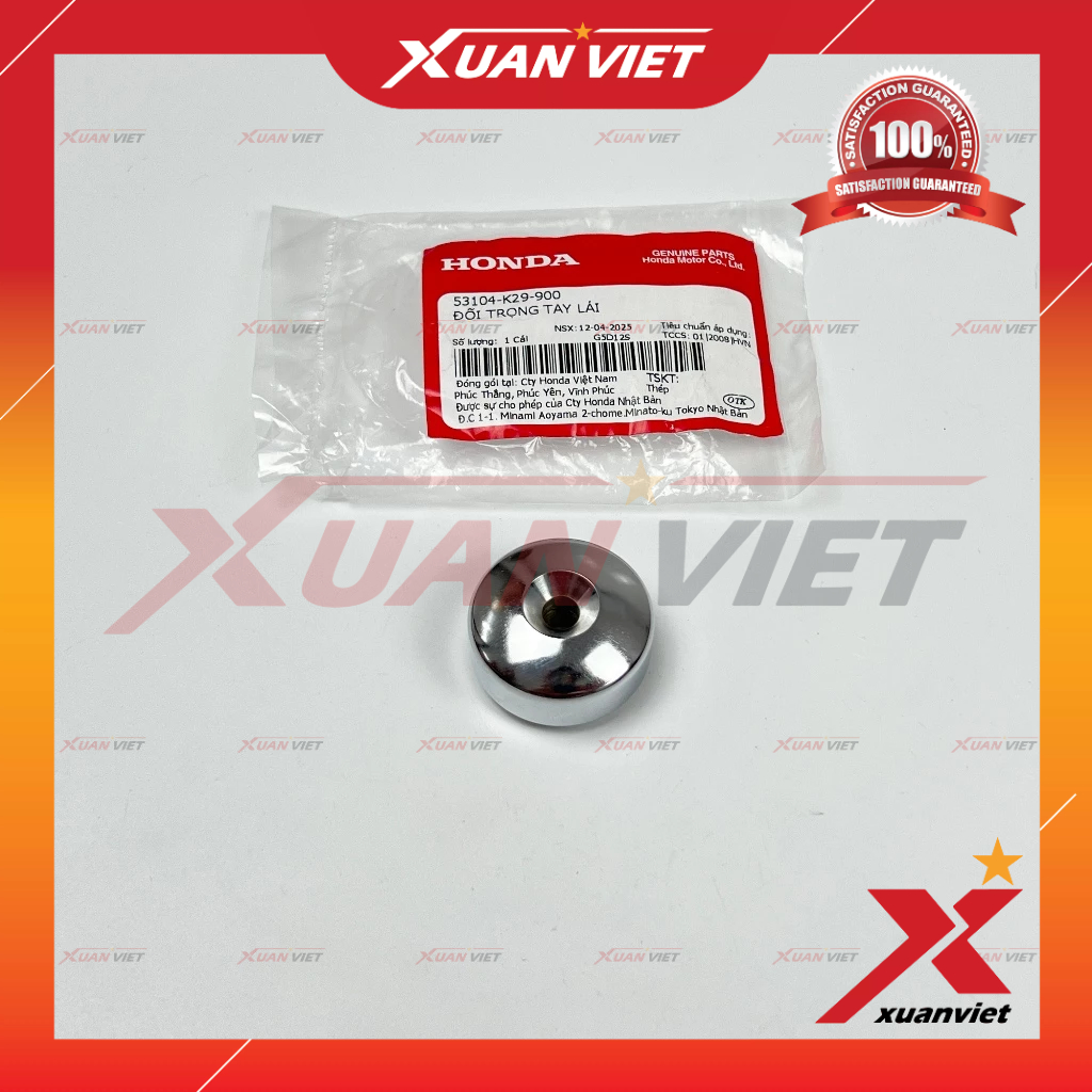 Gù tay lái Sh Mode 125 2013-2026 Xi Inox, Đối trọng tay lái Vỏ gù xe Sh Mode 125 - 53104K29900
