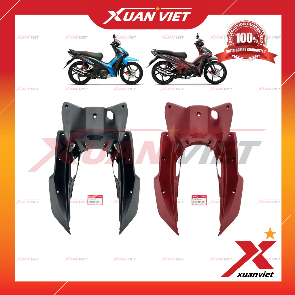 Yếm ổ khóa Wave RSX 110 2020 2021 2022 2023 chính hãng, Yếm giữa baga Ốp ống yếm chính Wave Rsx 110 