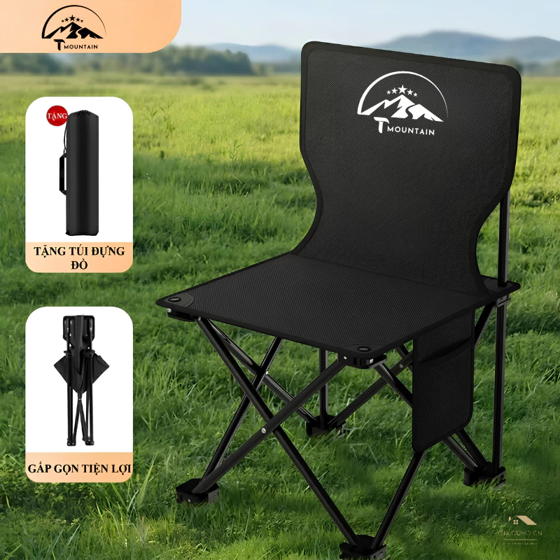 Ghế Camping Gấp Gọn Ngả Lưng Tmountain Chịu Lực Cao Cấp Dã Ngoại Du Lịch Ngoài Trời Thư Giãn | BigBuy360 - bigbuy360.vn