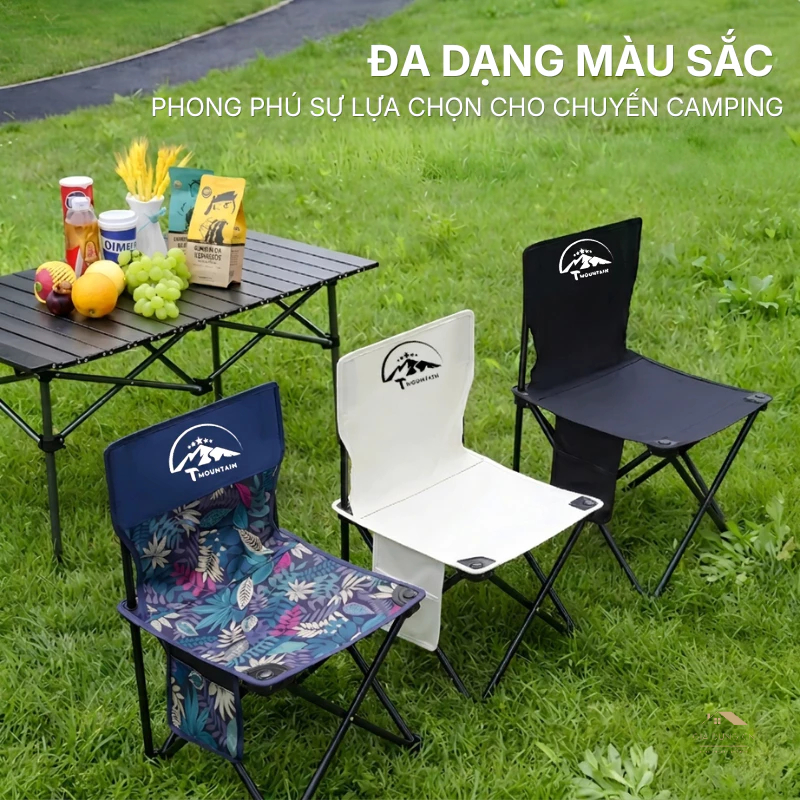 Ghế Camping Gấp Gọn Ngả Lưng Tmountain Chịu Lực Cao Cấp Dã Ngoại Du Lịch Ngoài Trời Thư Giãn | BigBuy360 - bigbuy360.vn