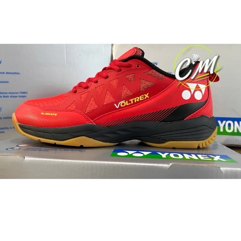 Giày Cầu Lông Yonex Voltrex Đỏ - Êm Chân, Bám Tốt, Nhẹ - Hàng Chính Hãng