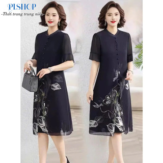Đầm Trung Niên Sang Trọng, Váy Trung Niên Cho Mẹ Sang Trọng Dự Tiệc