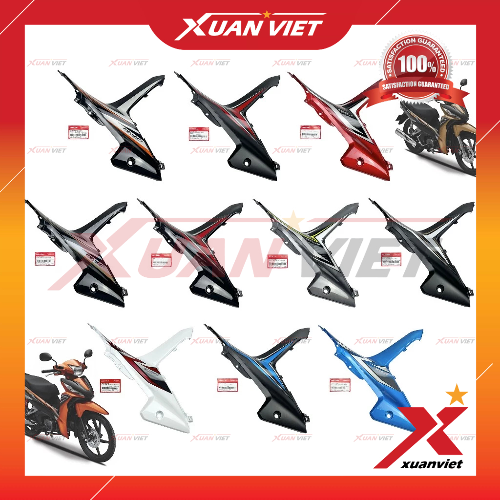 Ốp trung tâm Wave RSX 110 2015 2016 2017 2018 2019, Ốp trong yếm trước Trái Phải Wave Rsx 110 Vành Đ