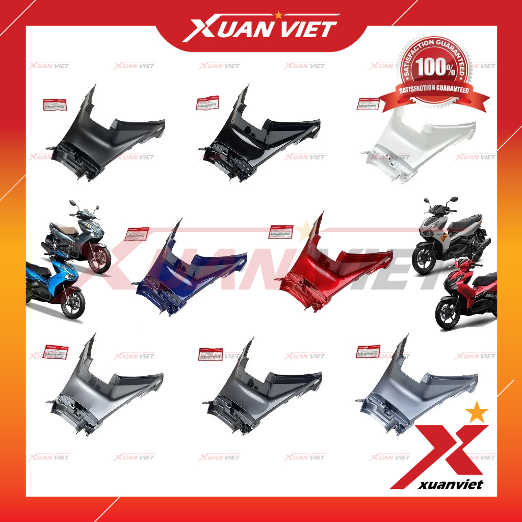 Ốp nhựa trung tâm Air Blade AB 125/150/160 đời 2020 2022 2024 chính hãng, Ốp cốp yên ab 160 - 64340K