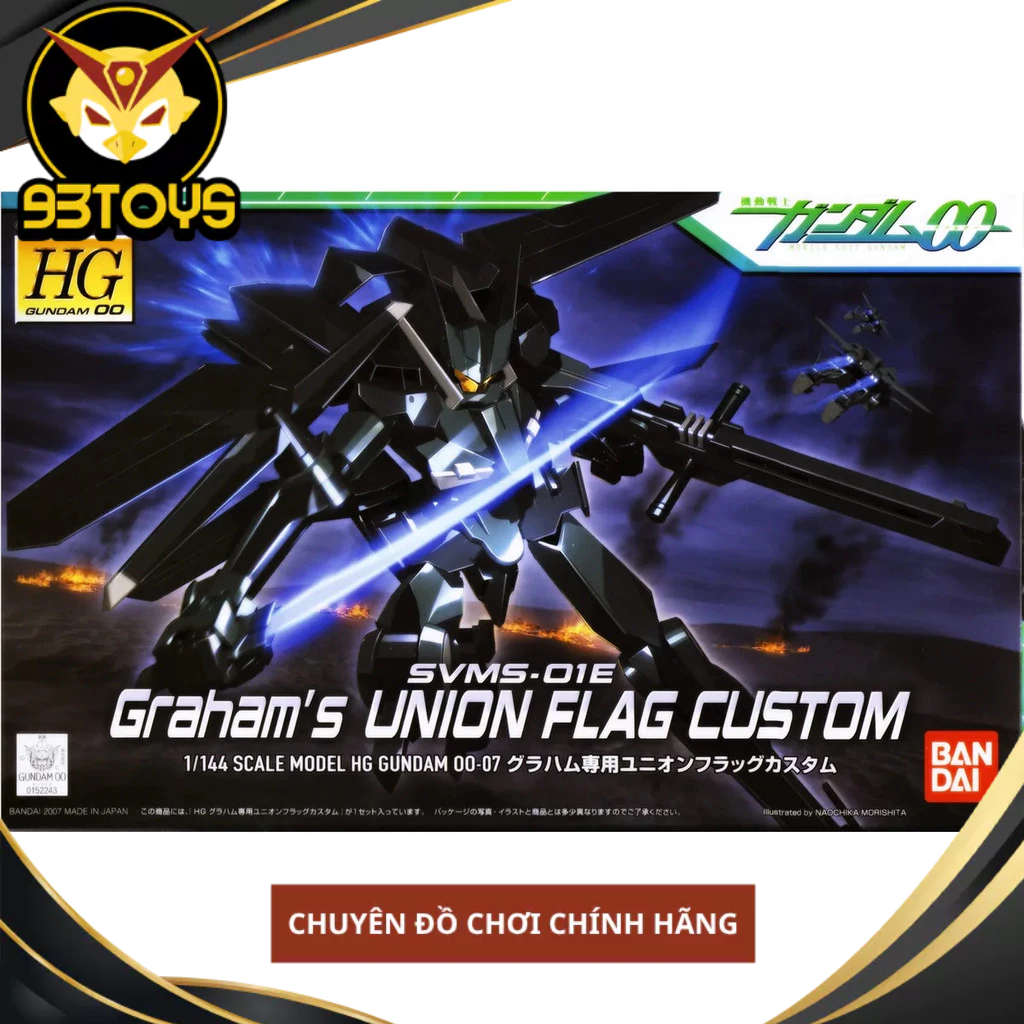 MÔ HÌNH LẮP RÁP HG 1/144 UNION FLAG (GRAHAM CUSTOM)