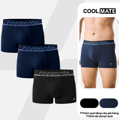 [MUA 3 TẶNG 1]Combo 3 Quần Lót Nam dáng Trunk AirMesh II co giãn, thoáng mát, nhanh khô  Coolmate