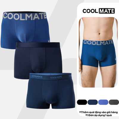 [MUA 3 TẶNG 1]Combo 3 quần lót Excool siêu mát, thoáng khí, nhanh khô Coolmate