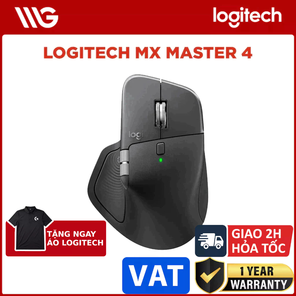 Chuột không dây Logitech MX Master 4 Bluetooth 8K DPI