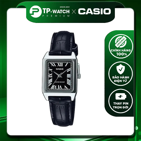 Đồng Hồ Nữ Dây Da Casio LTP-V007L-1BUDF | Casio Vintage LTP-V007L-1B