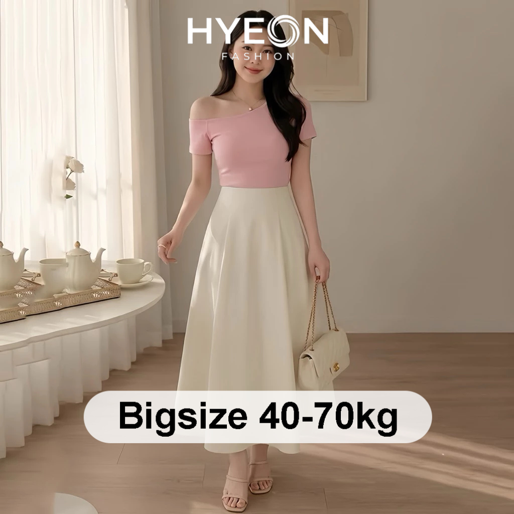 Chân váy dài Hyeon Fashion chân váy nữ công sở chất kaki loại 1 dáng xòe không nhăn bigsize m286