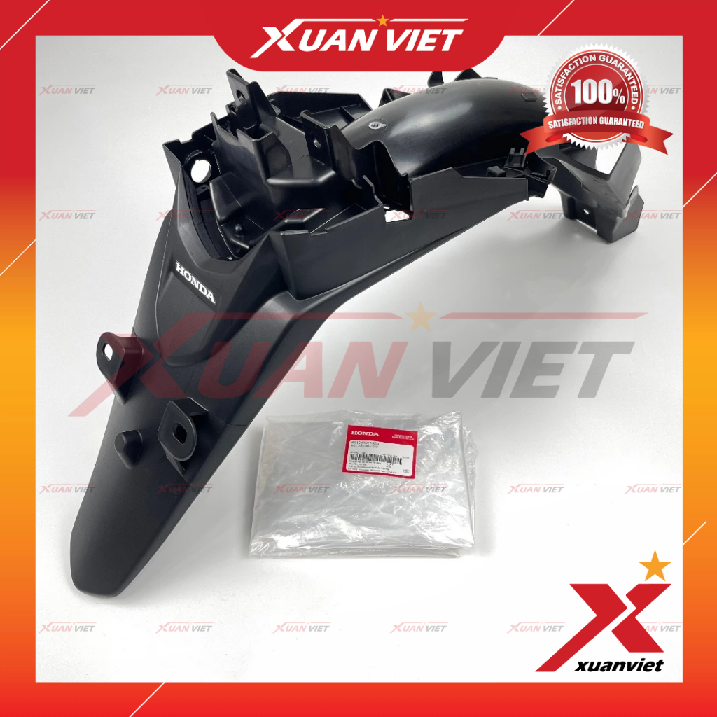 Dè sau biển số Wave S 110 RS 110 2009 2010 chính hãng, Đuôi dè Chắn bùn sau S110 RS110 2011 2012 201
