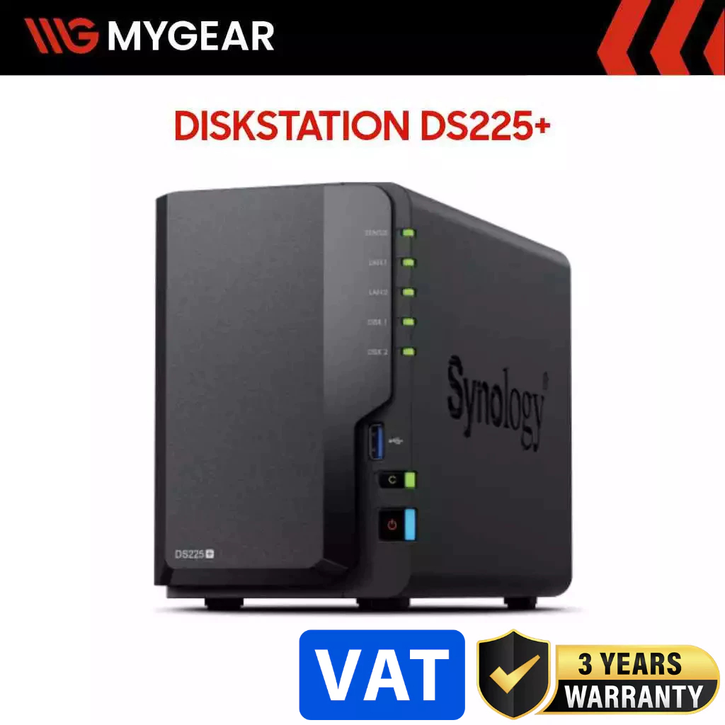 Thiết bị lưu trữ mạng NAS Synology DiskStation DS225+